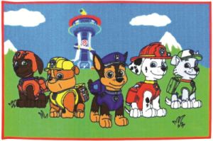 Tapis Paw Patrol - 120x80 cm